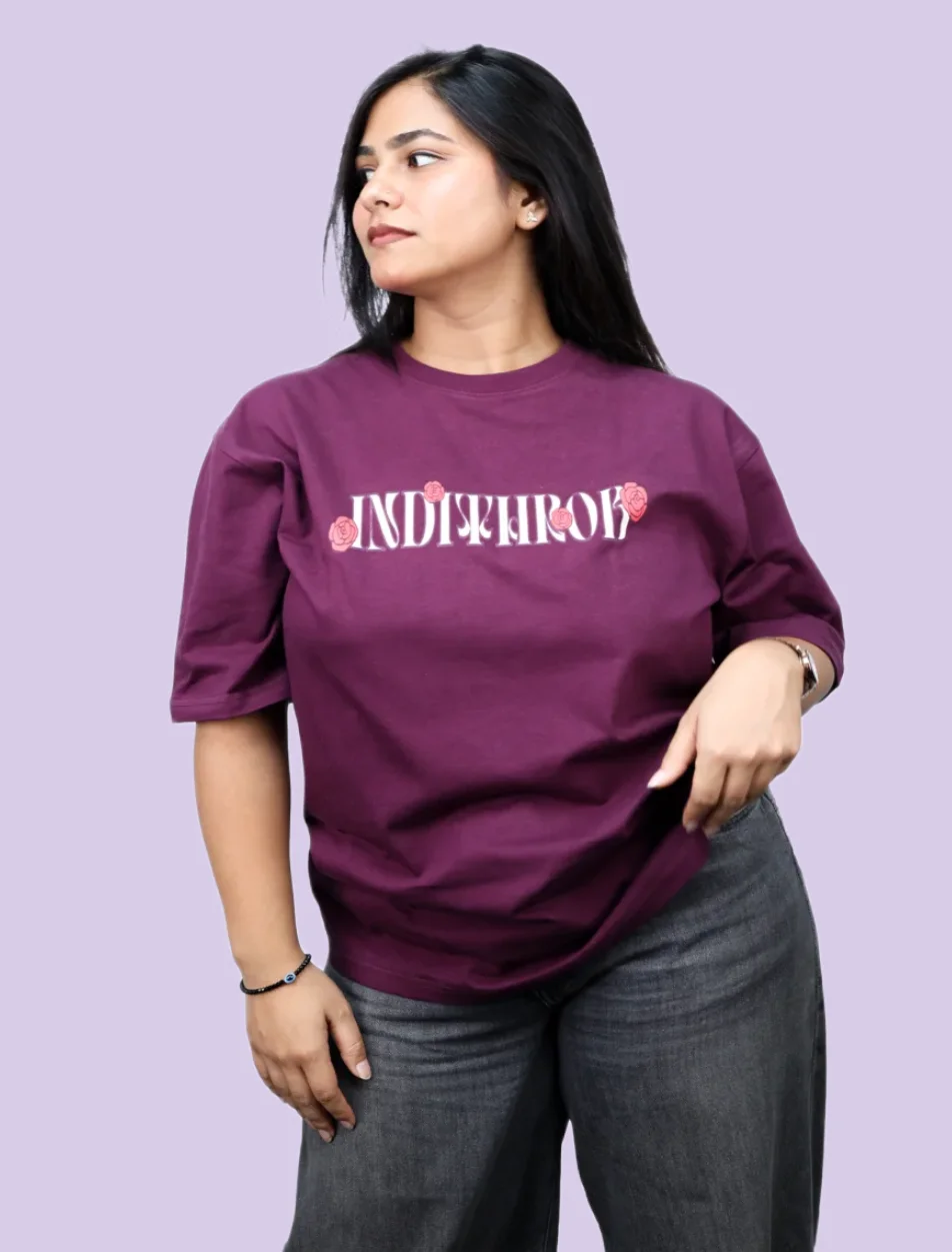 Indithrob Nostalgia Sharbat Oversized T-Shirt