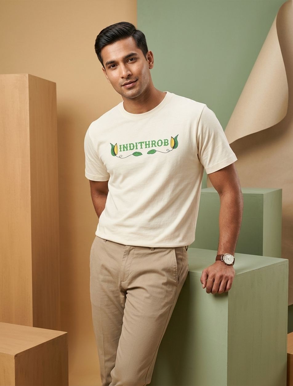 Indithrob Nostalgia Aam Panna Men Graphic Oversized T-Shirt