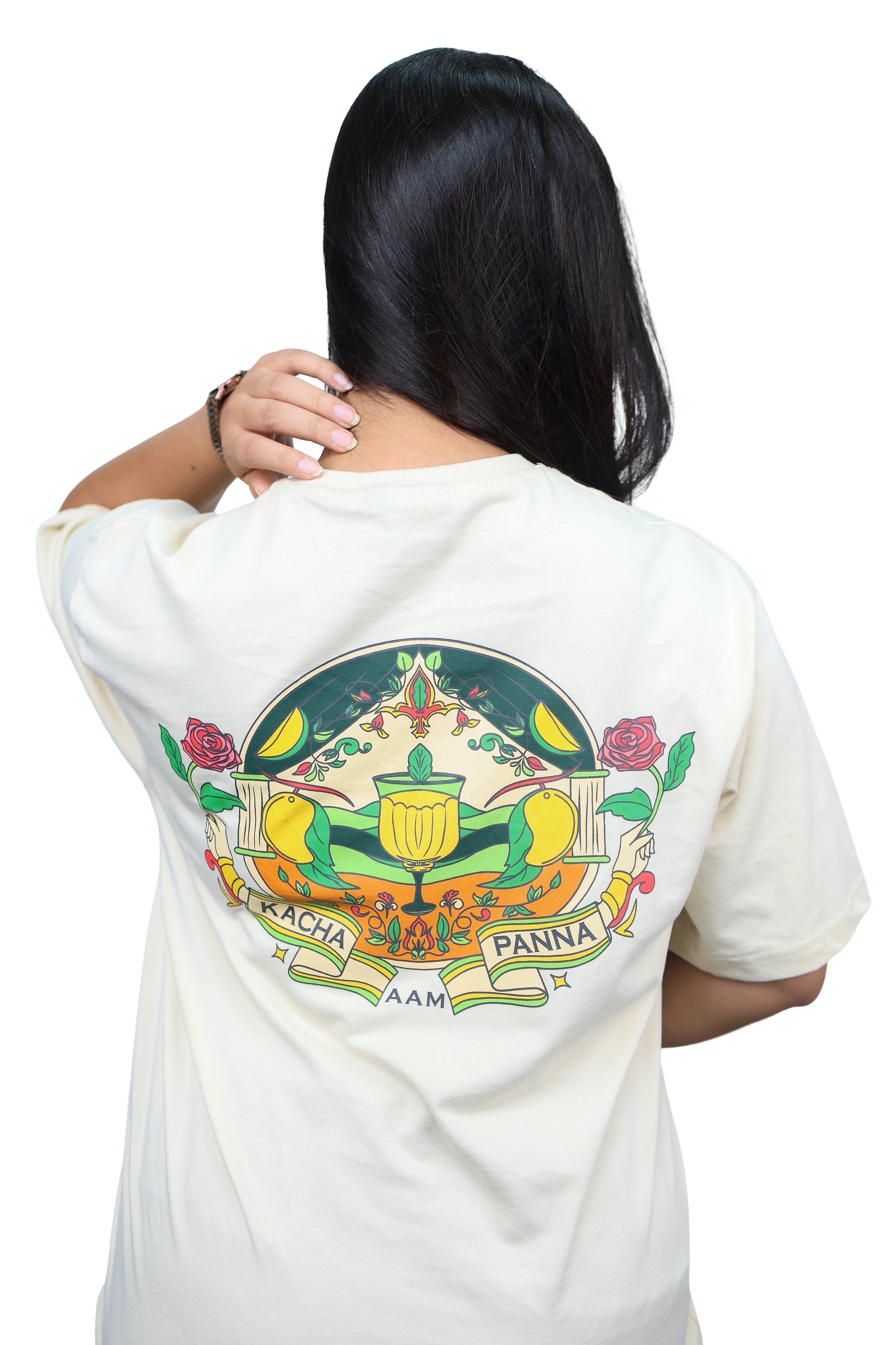 Indithrob Nostalgia Aam Panna Men Graphic Oversized T-Shirt